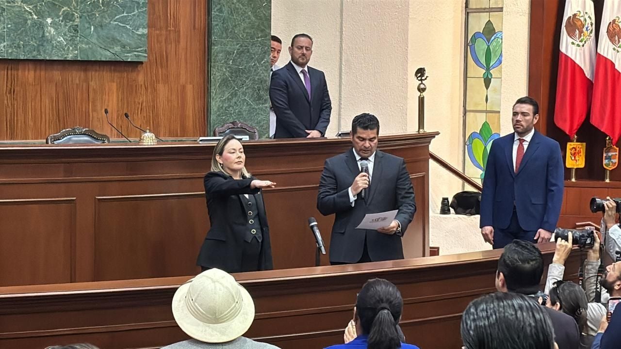 Yeraldine Bonilla asume como primera gobernadora de Sinaloa, vinculada a Rocha Moya