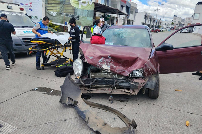 Accidente en Jardín de la Montaña causa heridas a mujer