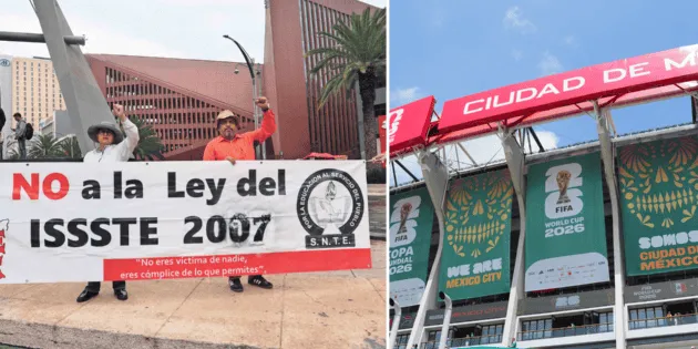 Ciudad de México: CNTE amenaza con trasladar su protesta al Estadio