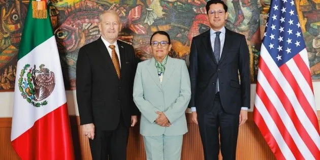 Ciudad de México: Segob y Cancillería se reúnen con embajador estadounidense