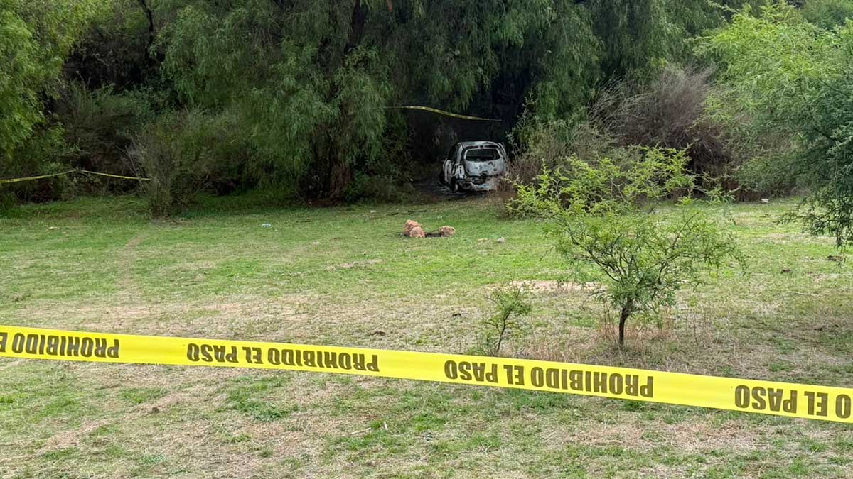 Dolores Hidalgo: Cuerpo calcinado hallado en vehículo