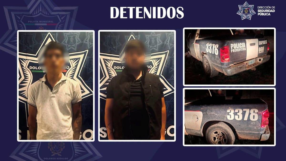 Dolores Hidalgo: Detienen a civiles por uso de patrulla falsa