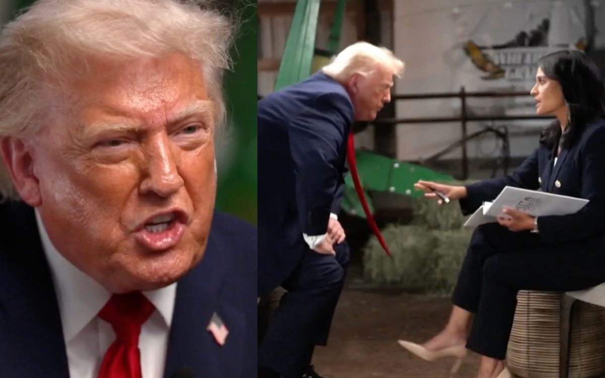 EE. UU.: Trump interrumpe entrevista y responde a periodista con insultos