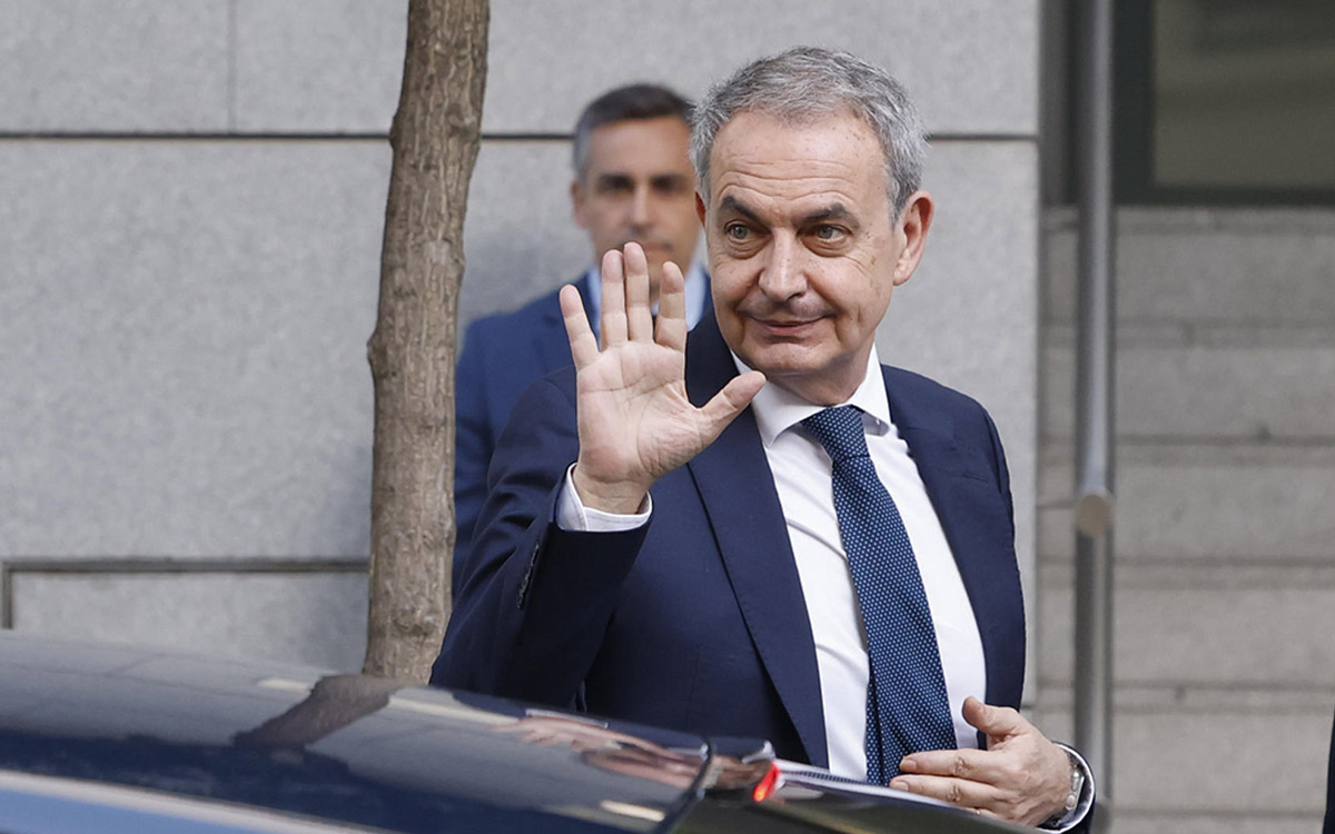 España: Juez confirma indicios de tráfico de influencias en declaración de Zapatero