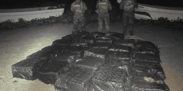 Guerrero: Semar incauta 1.3 toneladas de presunta cocaína