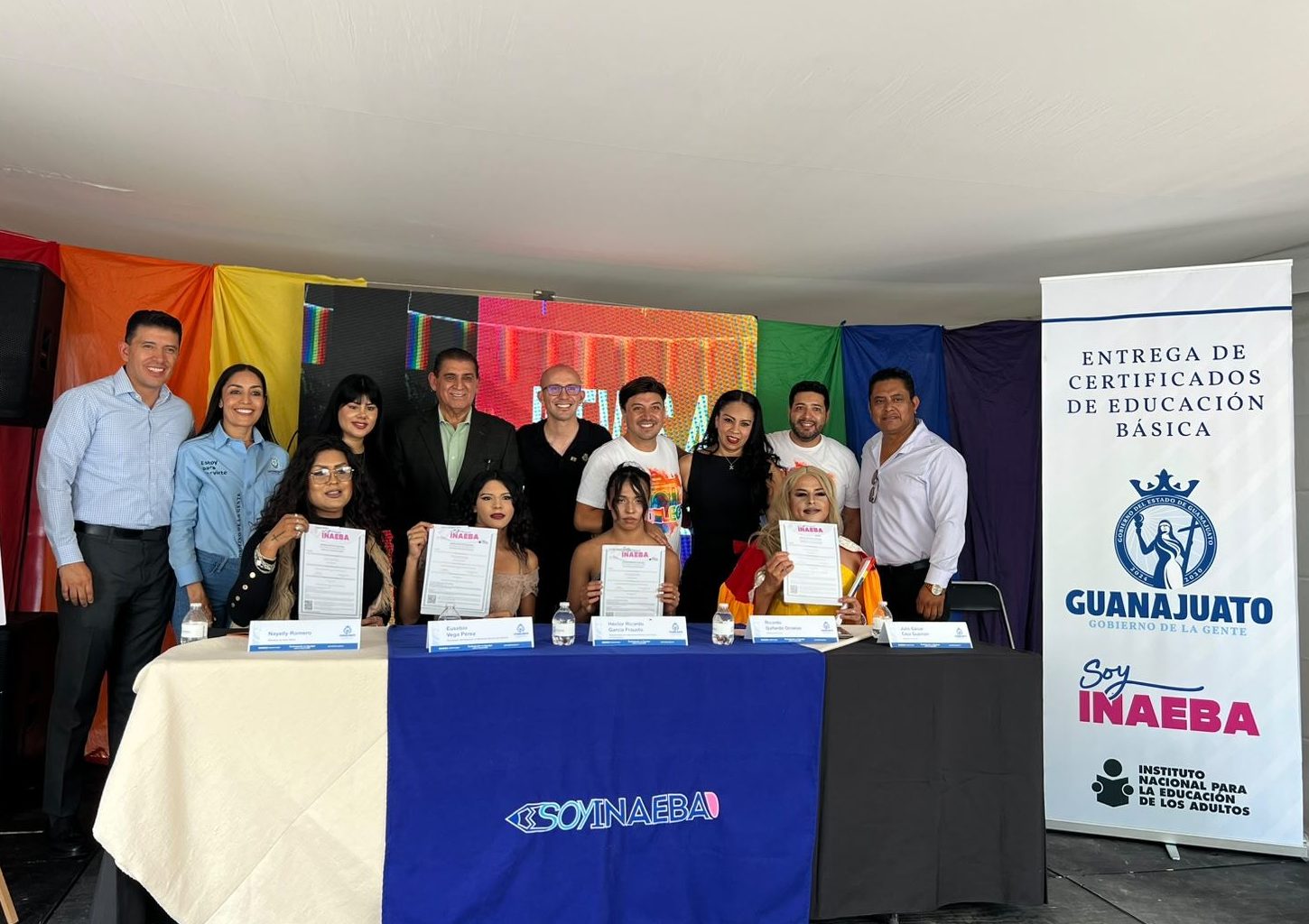 INAEBA firma convenio con Familia Ofarrell A.C. por el Mes del Orgullo