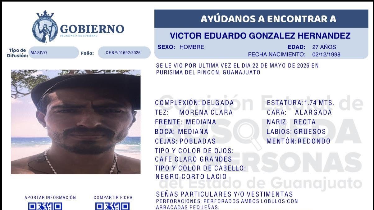 Jalisco: Desaparece Víctor en el malecón de Puerto Vallarta tras viajar desde Purísima