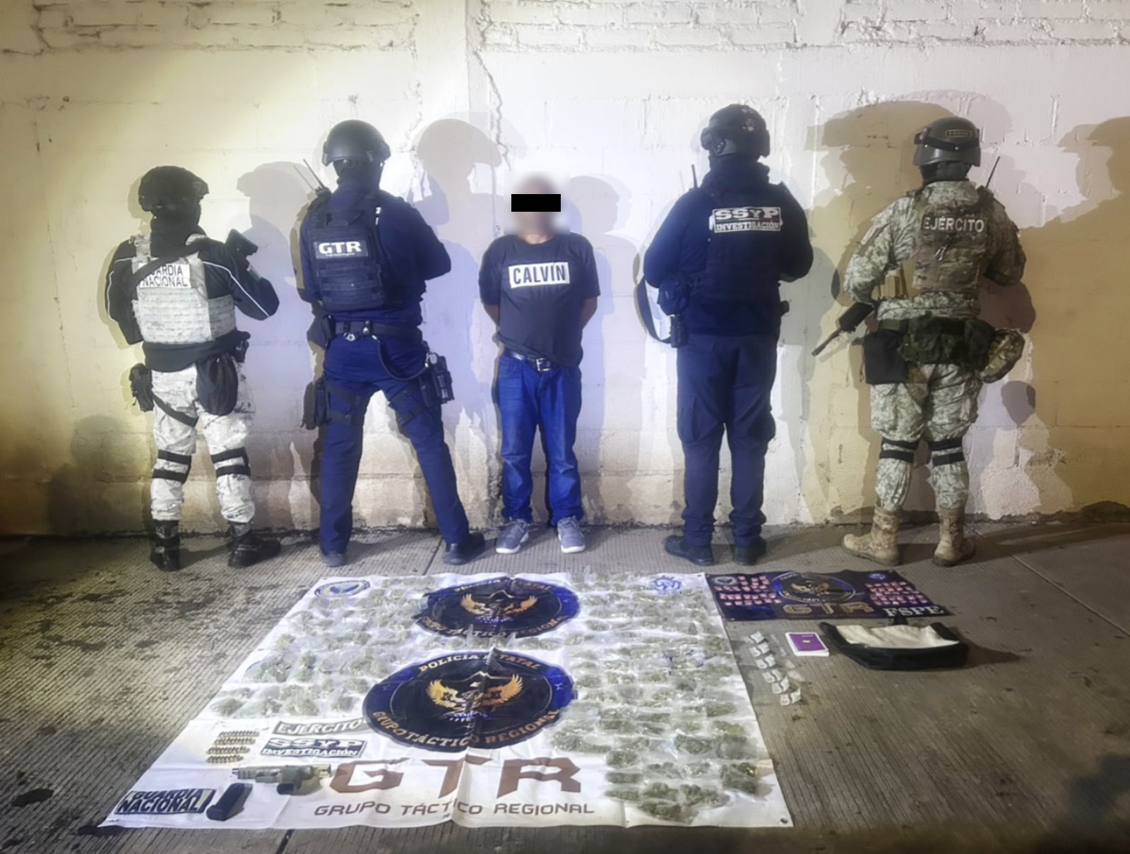 León: Grupo Táctico Regional captura a presunto narcotraficante armado
