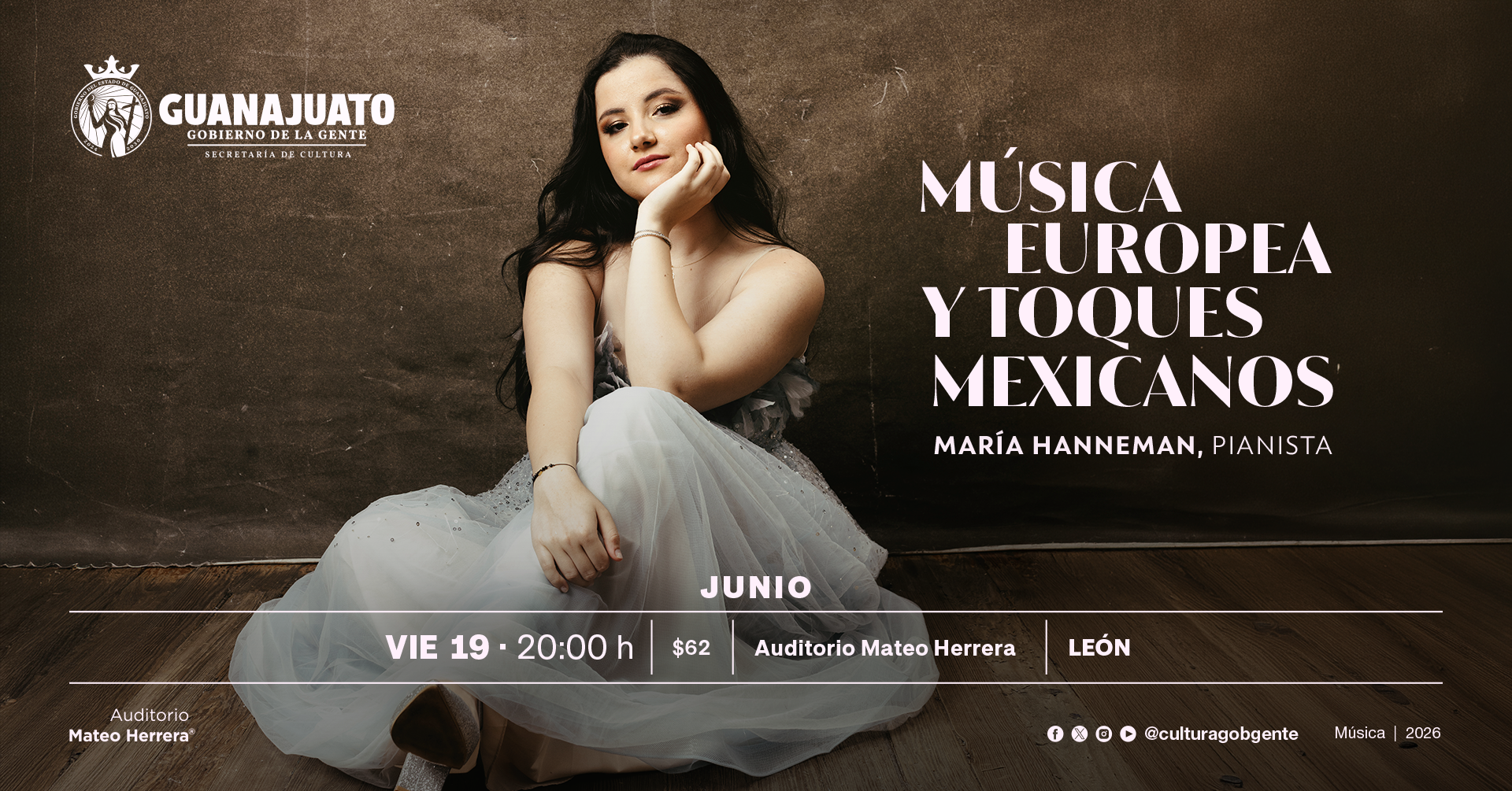 María Hanneman ofrece recital en X municipio, fusionando tradiciones musicales
