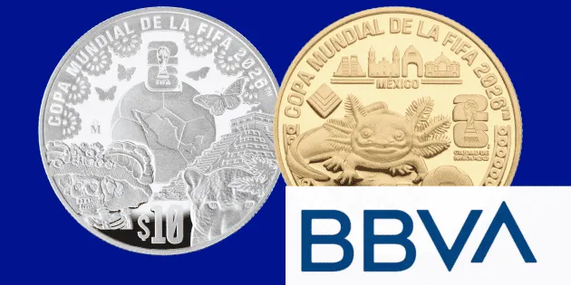 México: Conoce las monedas conmemorativas del Mundial 2026