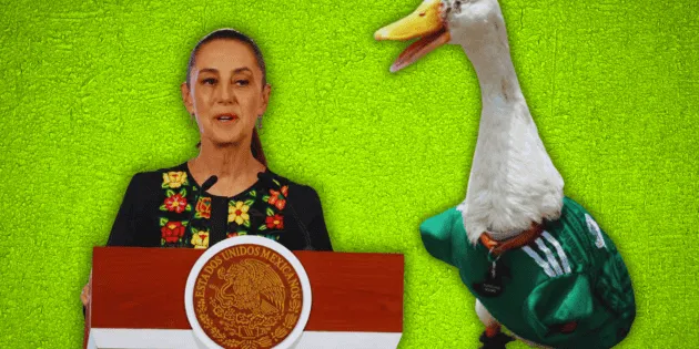 México: Sheinbaum busca al pato Merlín en Palacio Nacional tras Mundial