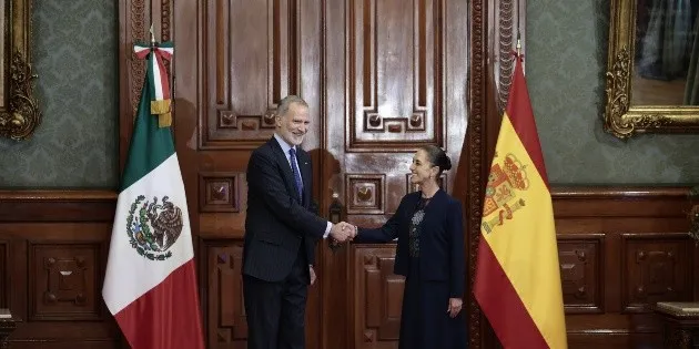 México: Sheinbaum y Felipe VI abordan relaciones bilaterales