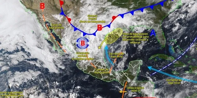 México: SMN advierte de lluvias intensas en varias regiones esta semana