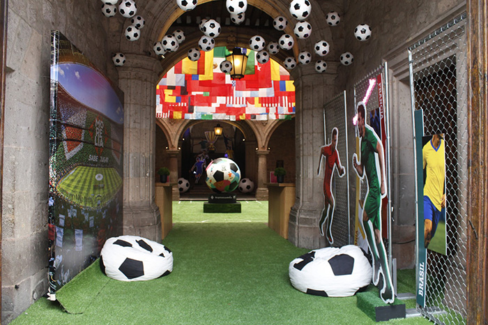 Morelia inaugura exposición Palacio Ruta al Mundial para visitantes