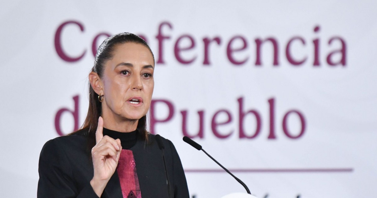 Sheinbaum: Megamarcha busca 'montaje' de descontento social