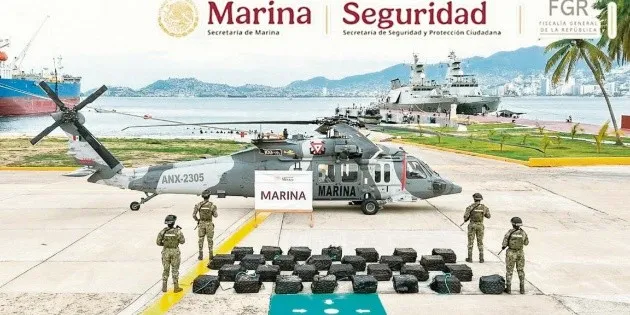 Tlaxcala y Guerrero: Semar intercepta cargamento de cocaína