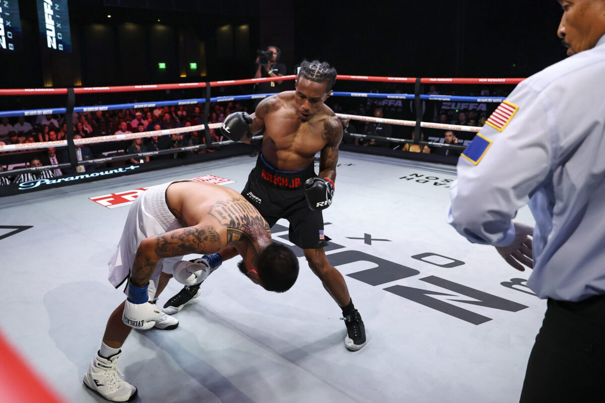 Tony Hirsch Jr. fulmina rival con brutal KO en Las Vegas