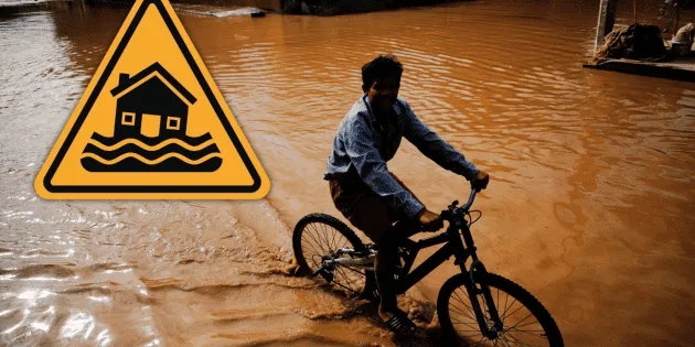 Veracruz: Onda Tropical 6 y posible ciclón provocan inundaciones