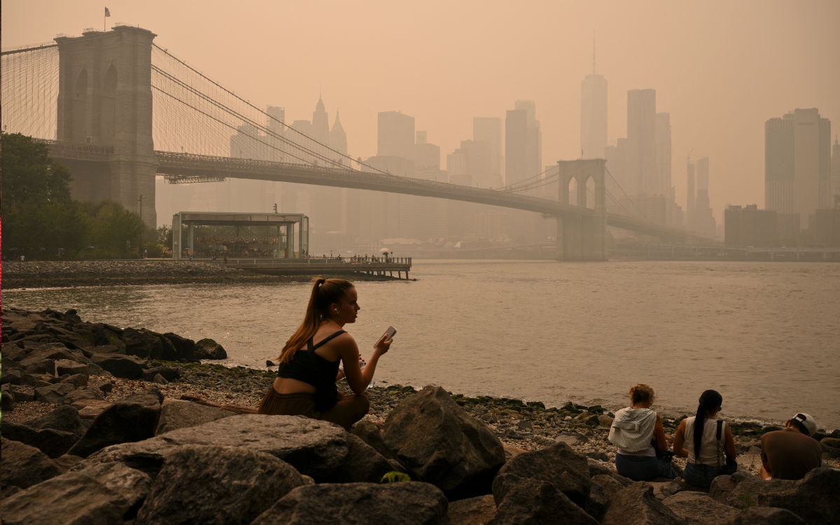 Canadá: Humo de incendios forestales impacta gravemente a EE. UU.