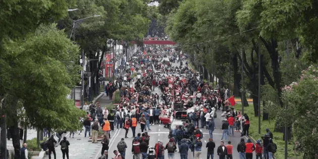 Ciudad de México: Marcha de aspirantes a la UNAM el 27 de julio