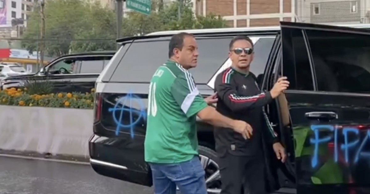 Cuauhtémoc Blanco enfrenta protestas y vandalismo en México