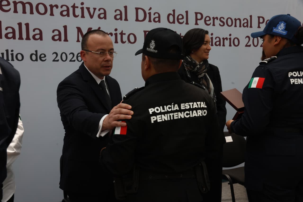 Guanajuato: Guanajuatenses reciben Medalla al Mérito Penitenciario 2026
