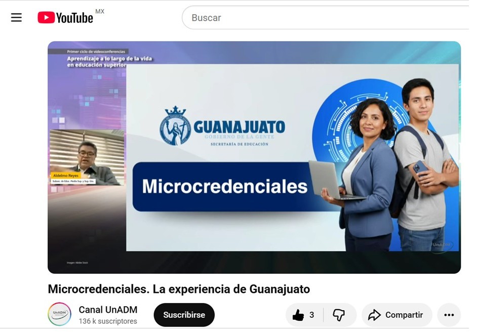 Guanajuato implementa modelo innovador de microcredenciales educativas