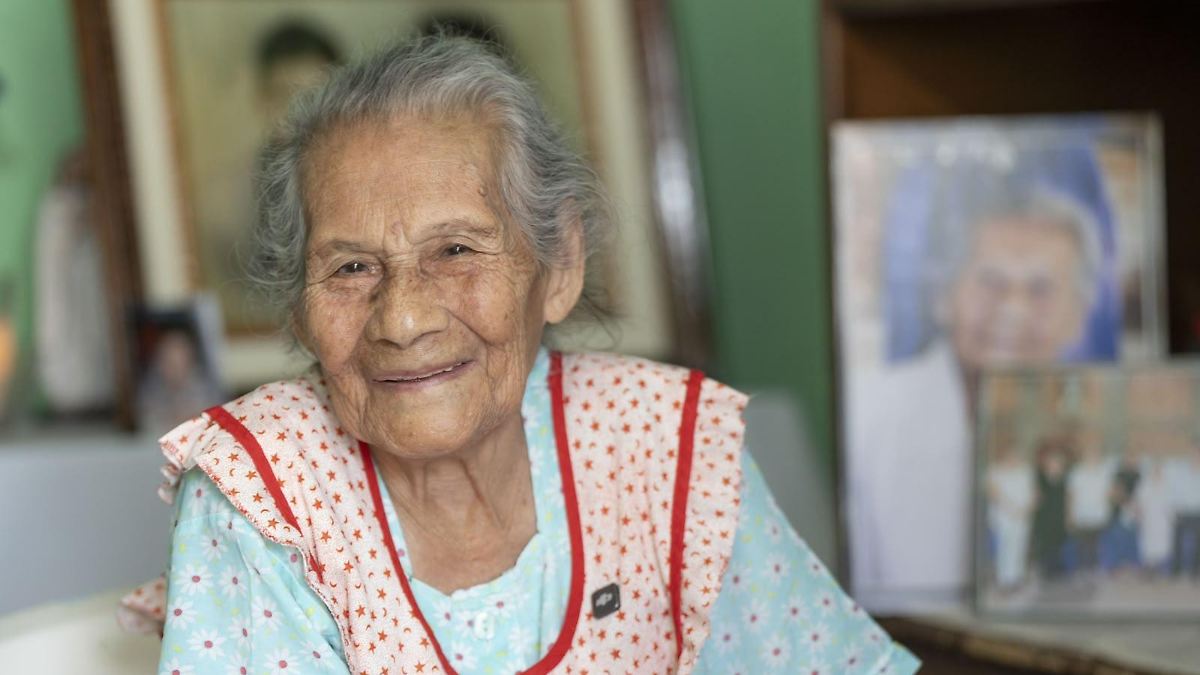 La valiosa lección de vida de Eufemia a sus 101 años