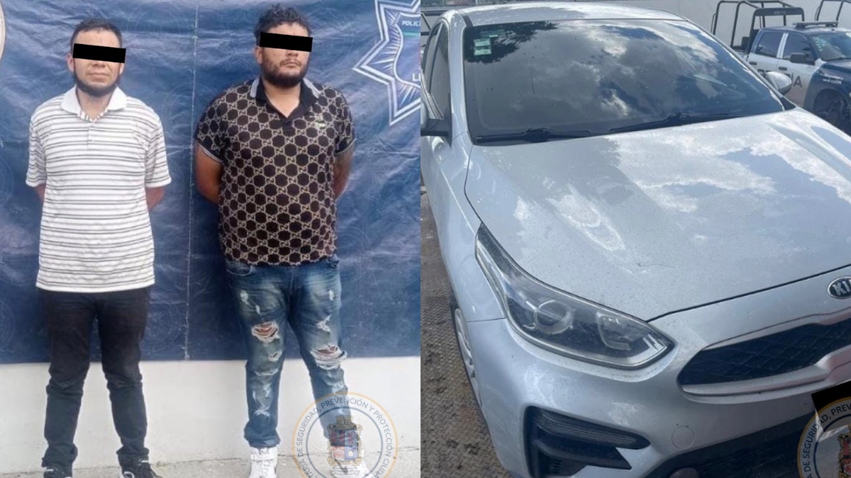 León: Detenidos dos presuntos delincuentes con armas en la ciudad