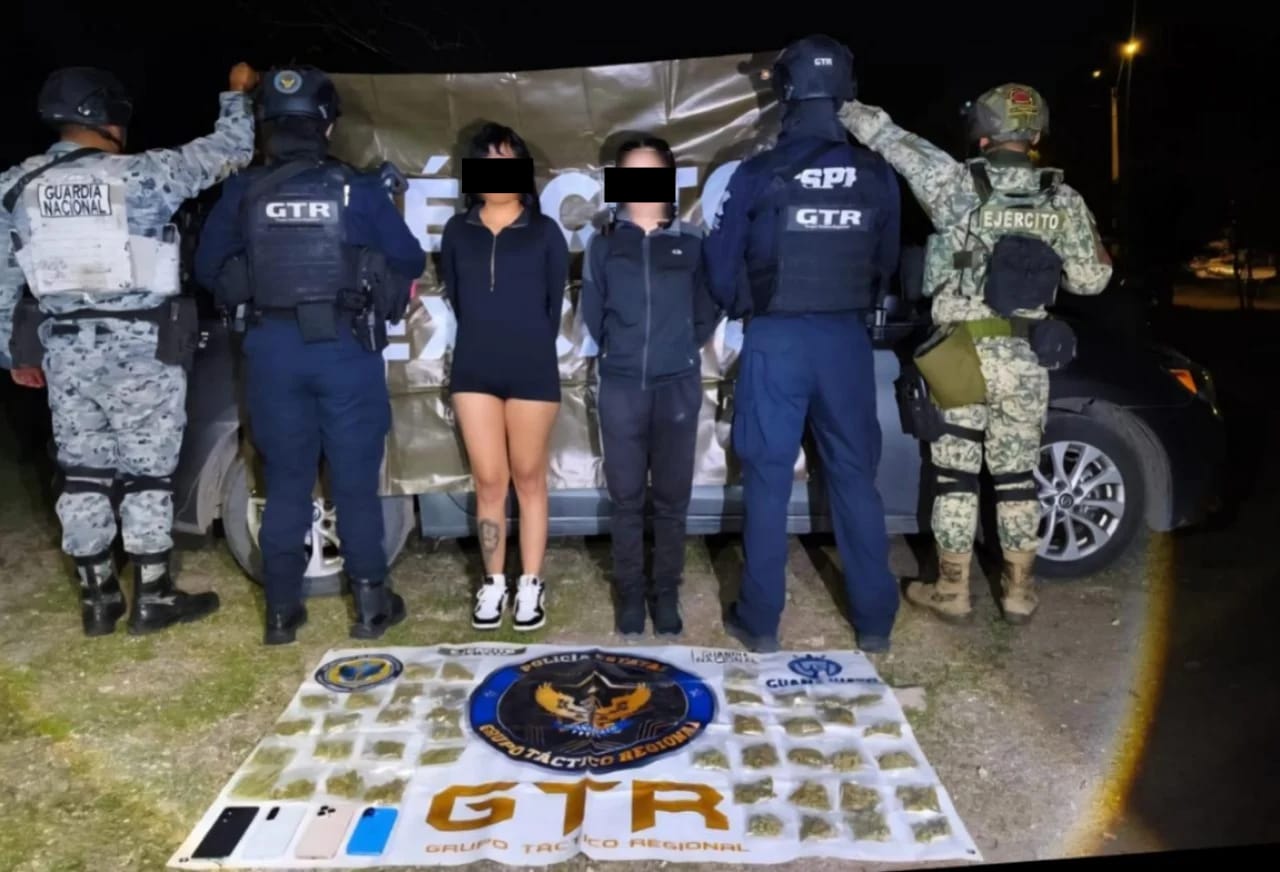 León: FSPE asegura más de 450 dosis de marihuana y detiene a dos