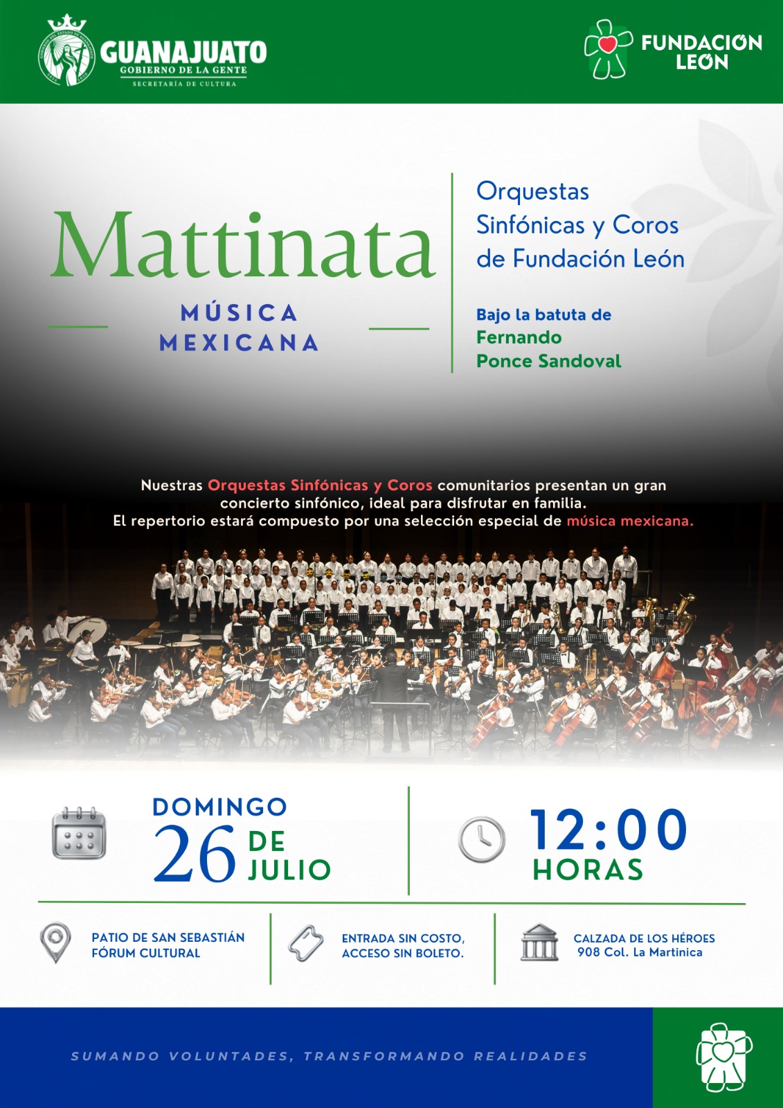 León: La música mexicana resuena en el Patio de San Sebastián