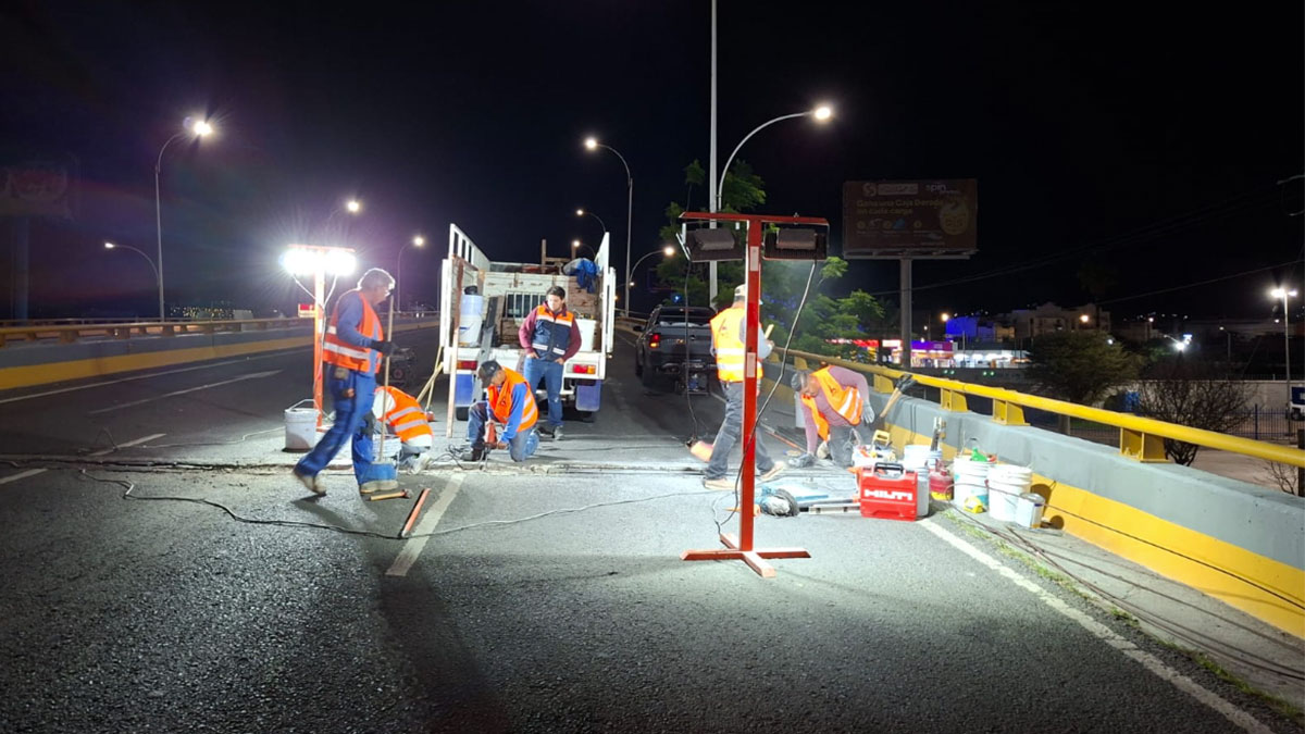 León: Mejoran puente Madrazo en bulevar Morelos para la ciudadanía