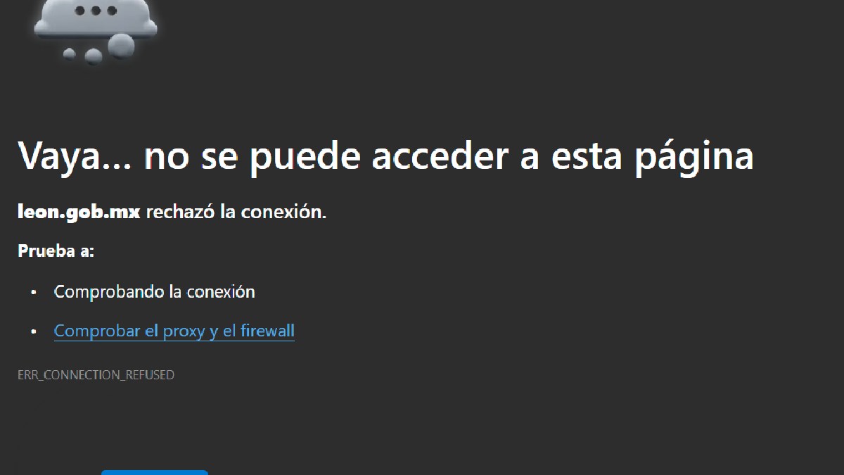 León sufre problemas en la página web del Municipio por segundo día