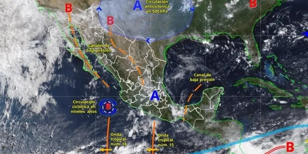 México: Alerta de SMN por lluvias intensas y granizo esta semana