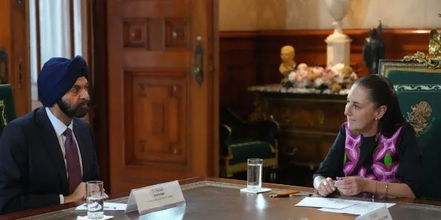 México: Sheinbaum y presidente del Banco Mundial fortalecen Plan México