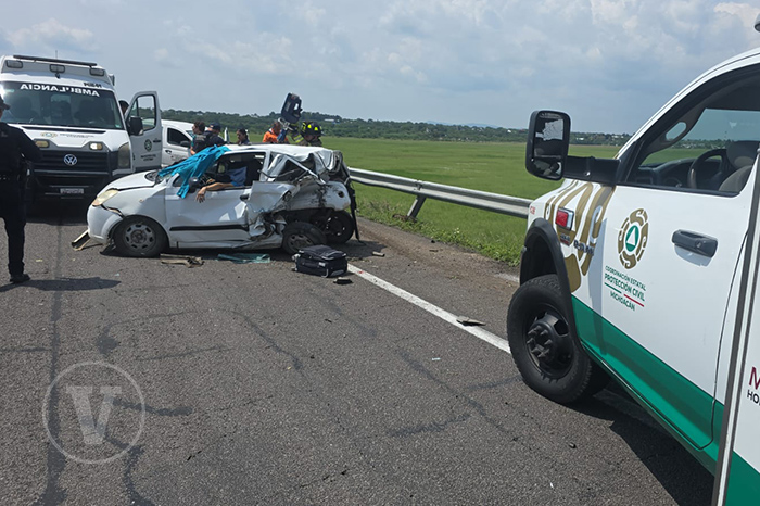 Morelia: Accidente en autopista Morelia–Salamanca causa un fallecido