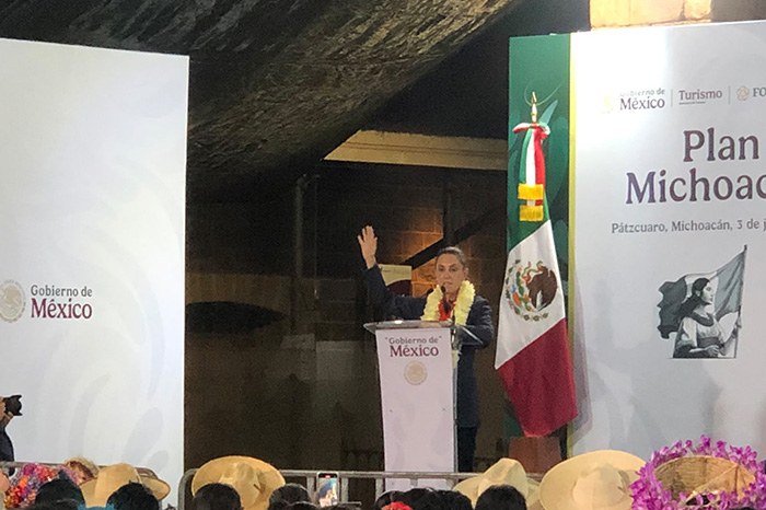 Morelia: Claudia Sheinbaum promueve el turismo comunitario en Michoacán