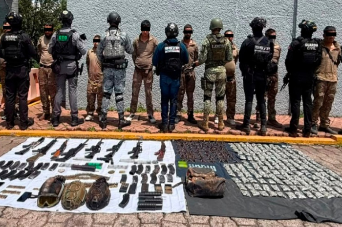 Morelia: Detienen a 11 personas y confiscan armamento en operativo
