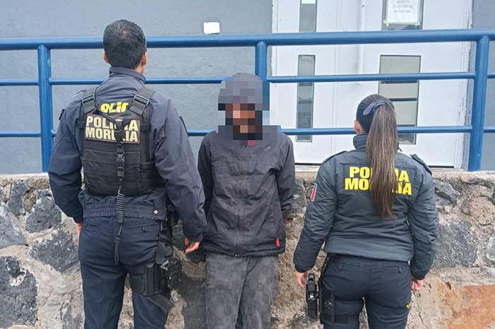 Morelia: Detienen a sospechoso de allanamiento en Los Sauces
