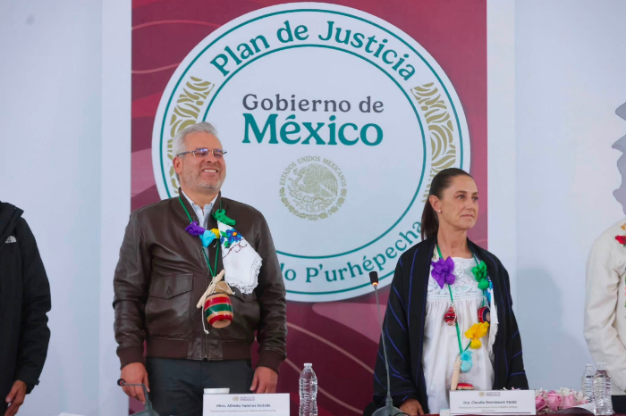 Morelia: Instrucciones de Sheinbaum a Bedolla para enfrentar extorsión