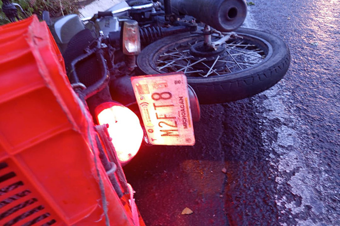 Morelia: Motociclista fallece en accidente en la carretera a Salamanca