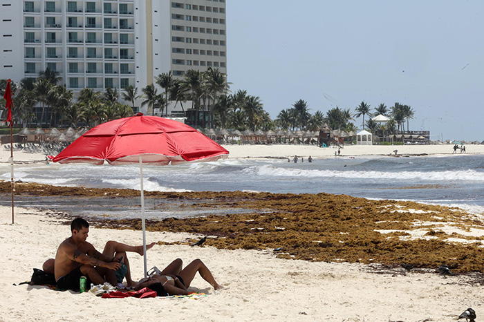 Ocupación hotelera en el Caribe mexicano afecta por sargazo