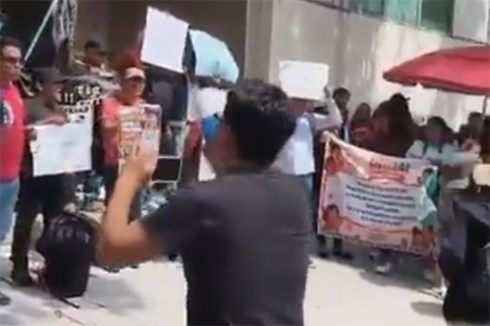Protestas de la CNTE en CDMX por falta de acuerdos gubernamentales