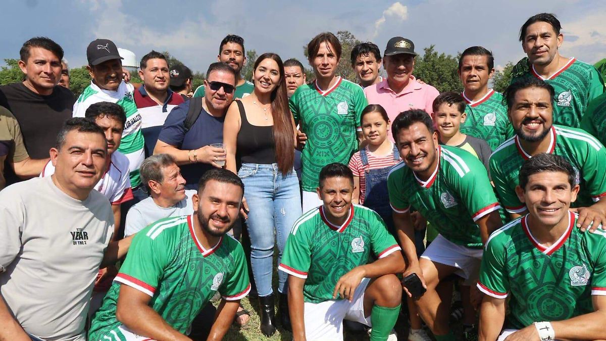 Santa Ana Pacueco celebra cuadrangular de fútbol con familias y migrantes