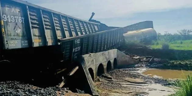 Sonora: Profepa interviene tras derrame químico por descarrilo de tren