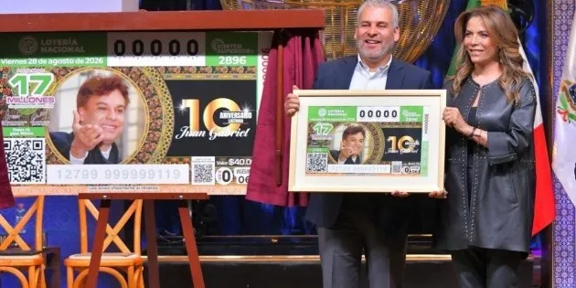 Ciudad de México: Lotería Nacional lanza billete de colección de Juan Gabriel