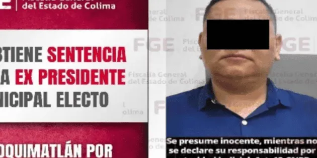 Coquimatlán: FGE logra sentencia contra exalcalde por abuso sexual