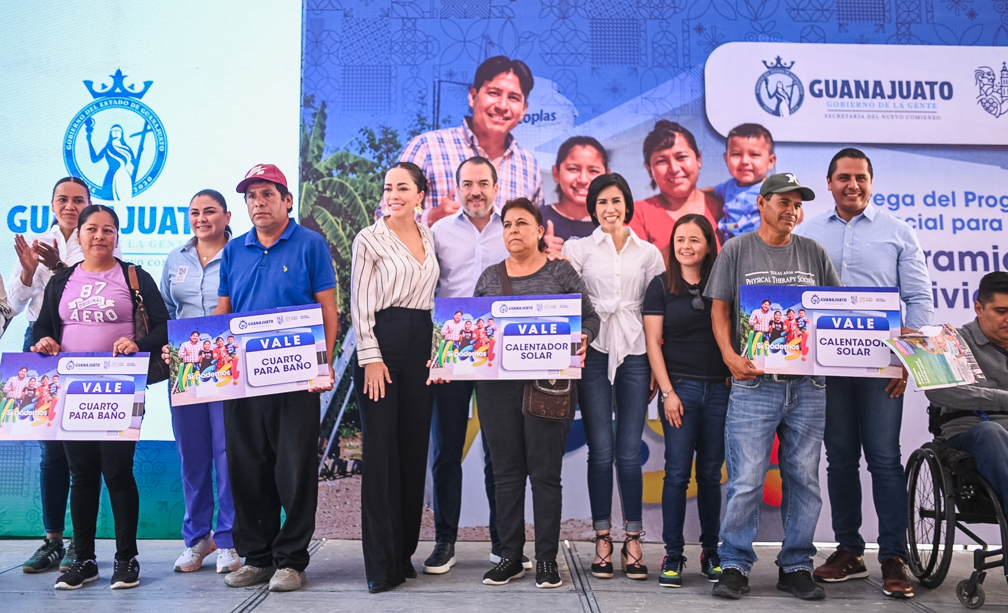 Dolores Hidalgo: Gobierno de la Gente entrega apoyos para vivienda
