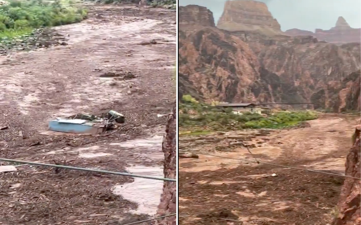 Estados Unidos: Inundaciones en el Gran Cañón provocan evacuaciones masivas
