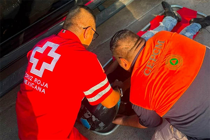 Huetamo: Adolescente herido en colisión de motocicletas